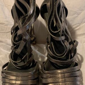 Strappy Metallic Women's Sandals by Kelsi Dagger